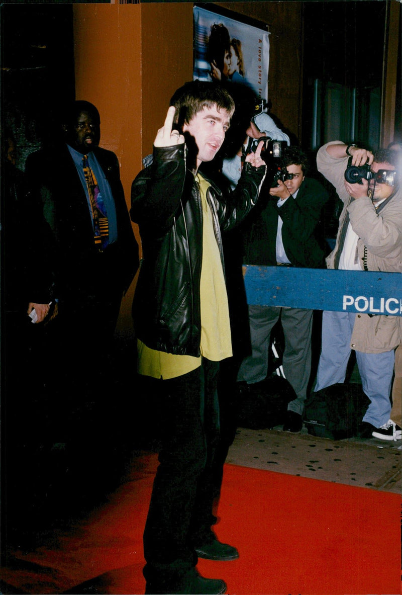 Rock group Oasis member, Noel Gallanger. - Vintage Photograph