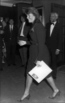 Sarah Ferguson at the Prince of Wales Theater to see the West End musical - Vintage Photograph