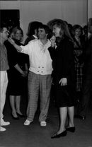 Sarah Ferguson and Chris de Burgh at the charity concert at the Wembley Arena - Vintage Photograph