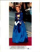 Birgitte, the Duchess of Gloucester arrives at the banquet at Claridges - Vintage Photograph