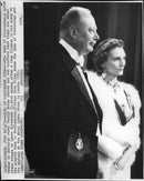 The Duke and Duchess of Gloucester arrives at the Royal Opera House in London - Vintage Photograph