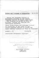 The Duke and Duke of Gloucester arrive at the Casino Cinerame Theater to host a charity show - Vintage Photograph