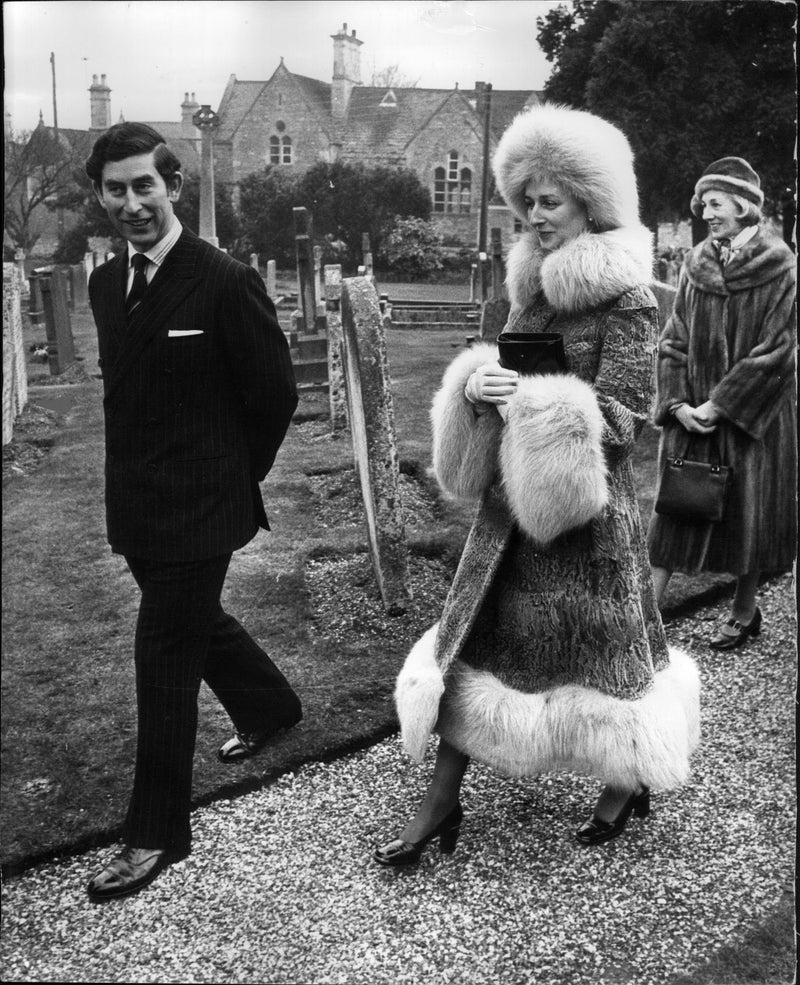 Prince Charles and his sister Princess Alexandra - Vintage Photograph