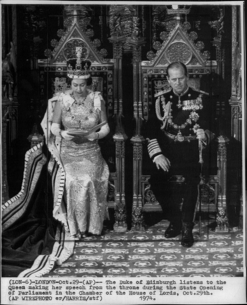 Queen Elizabeth II and Prince Philip at the Queen&