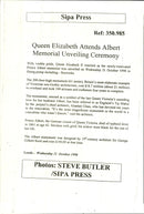 Queen Elizabeth arrives at Prince Albert&