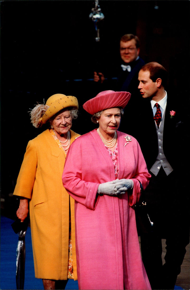 Queen Elizabeth II and Queen Modern - Vintage Photograph