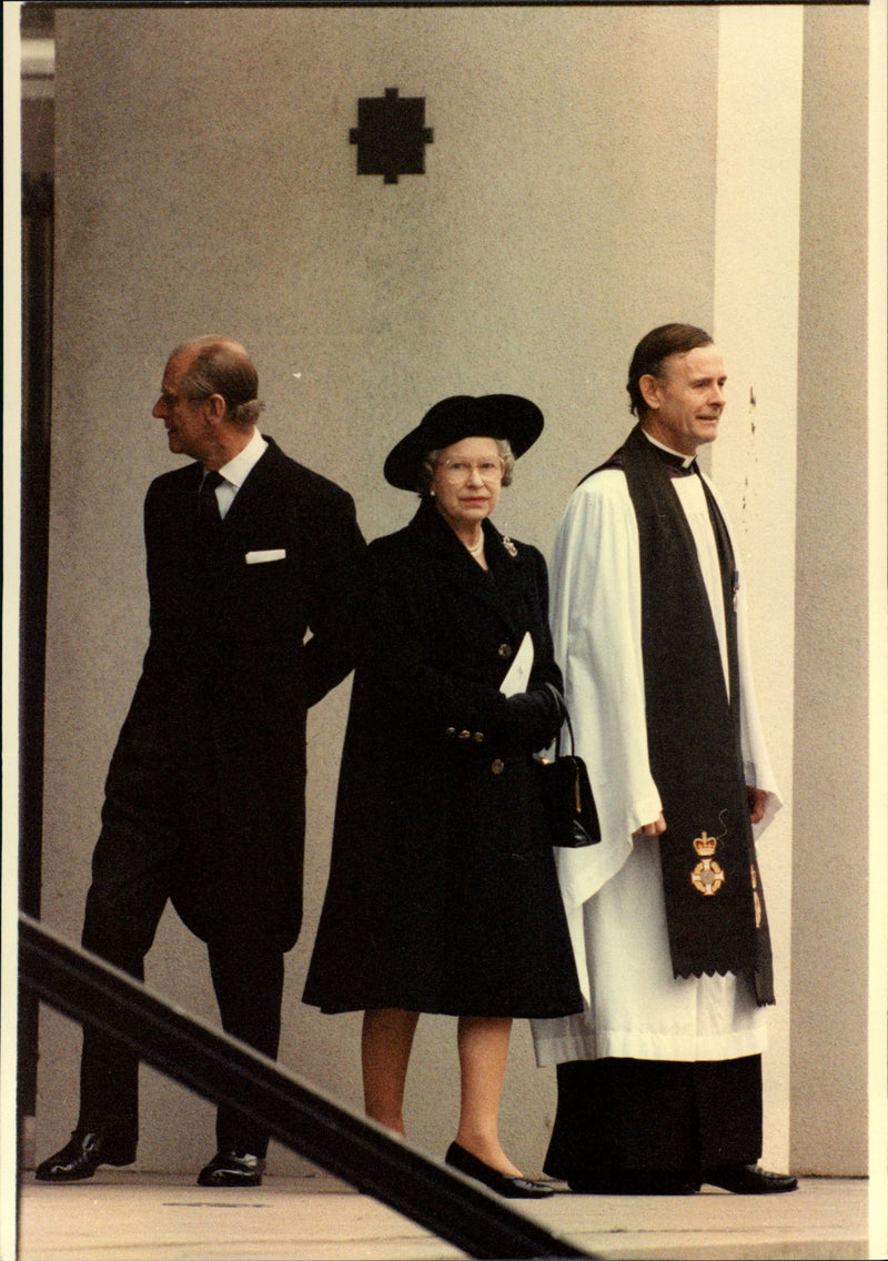 Queen Elizabeth II and Prince Philip - Vintage Photograph