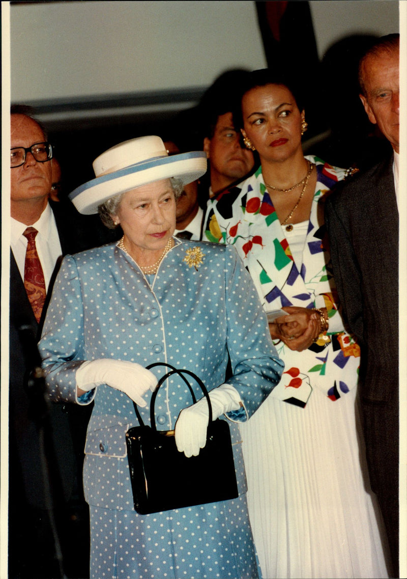 Queen Elizabeth II and Prince Philip - Vintage Photograph