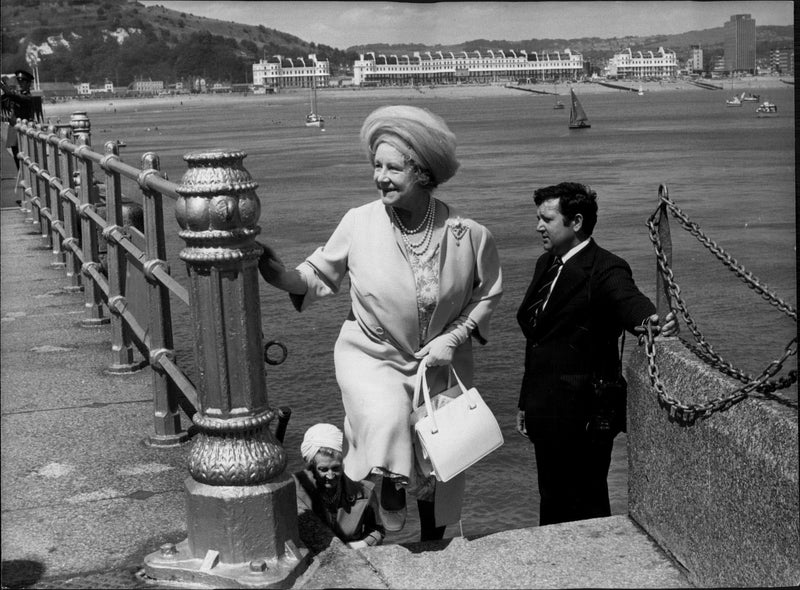 Queen Mother visits Dover - Vintage Photograph