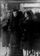 Queen Modern at funeral - Vintage Photograph