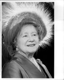 Queen Elizabeth, Queen Mother, during the inauguration of Lloyds in Leadenhall - Vintage Photograph