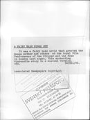 Queen Elizabeth, Queen Mother, Arrives at Royal Film Show The Slipper and the Rose - Vintage Photograph