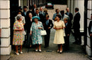 Queen Elizabeth celebrated her 94th birthday with children, grandchildren, grandchildren and other relatives. - Vintage Photograph