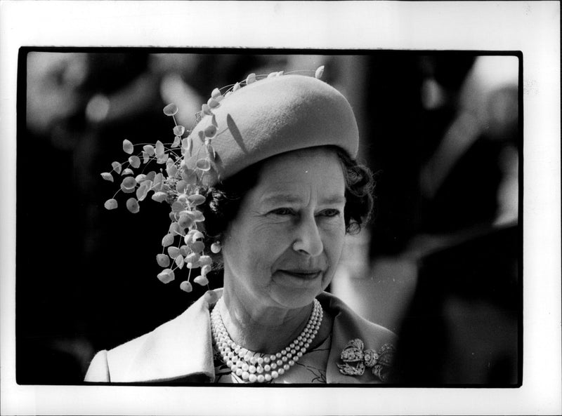 Portrait of Queen Elizabeth II - Vintage Photograph