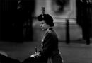 Queen Elizabeth II rides in her own birthday party - Vintage Photograph