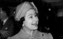 Queen Elizabeth II photographed during exhibition - Vintage Photograph
