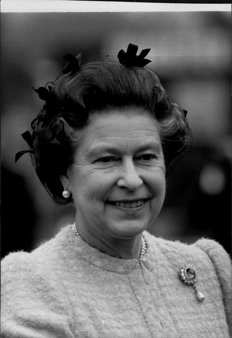 Portrait of Queen Elizabeth II - Vintage Photograph