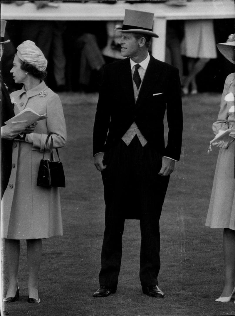 Queen Elizabeth and Prince Philip - Vintage Photograph