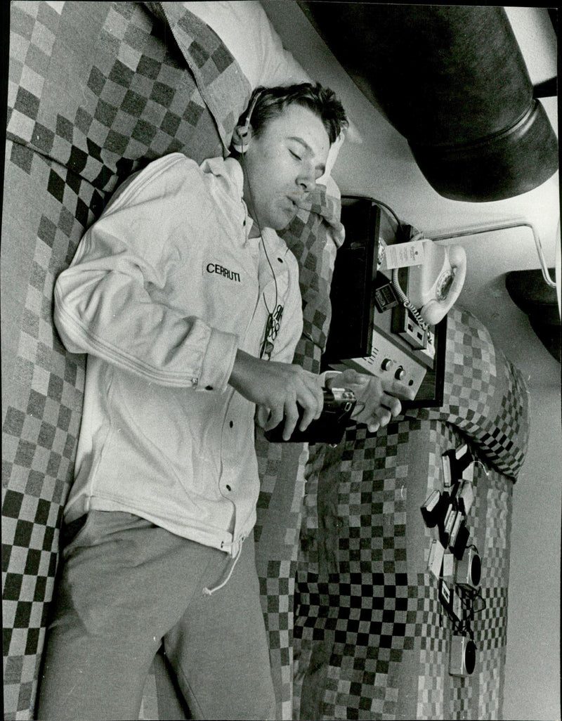 Music and tennis are life like Mats Wilander - Vintage Photograph