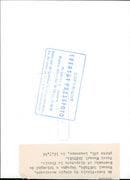 Action image of Manuel Santana taken in an unknown contest. - Vintage Photograph