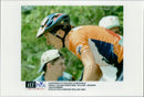 Jan Bart Brentjens from Holland, winner of mountain bike - Vintage Photograph