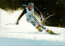 The skier Wasmeier - Vintage Photograph