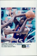 USA - Angola: Hakeem Olajuwon - Vintage Photograph