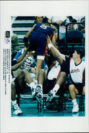 Scottie Pippen together with his teammates - Vintage Photograph