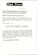 Queen Elizabeth, on her 95th birthday - Vintage Photograph