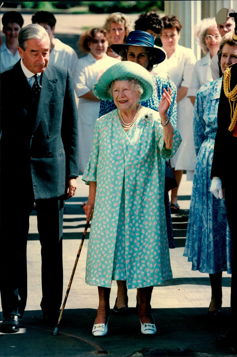 Queen Elizabeth, on her 95th birthday - Vintage Photograph