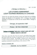 The Rolling Stones has a concert at Soldier Field in Chicago - Vintage Photograph