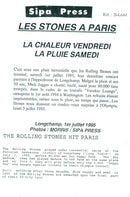 The Rolling Stones are photographed by fans while staying in Paris - Vintage Photograph