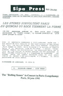 The Rolling Stones at the concert at Longchamp - Vintage Photograph