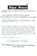 The Rolling Stones at the concert at Longchamp - Vintage Photograph