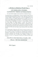 Mick Jagger during The Rolling Stones concert at Stade de France - Vintage Photograph