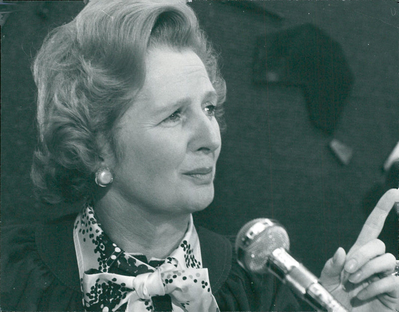 Margaret Thatcher, politician - Vintage Photograph