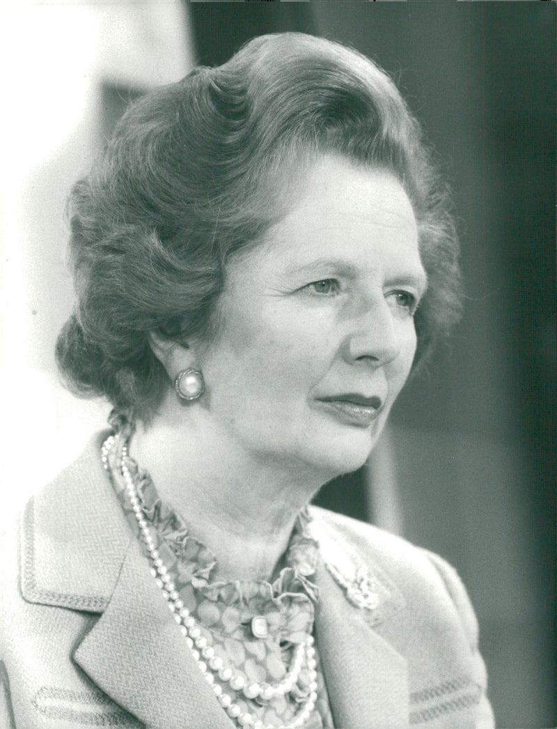 Margaret Thatcher, politician - Vintage Photograph