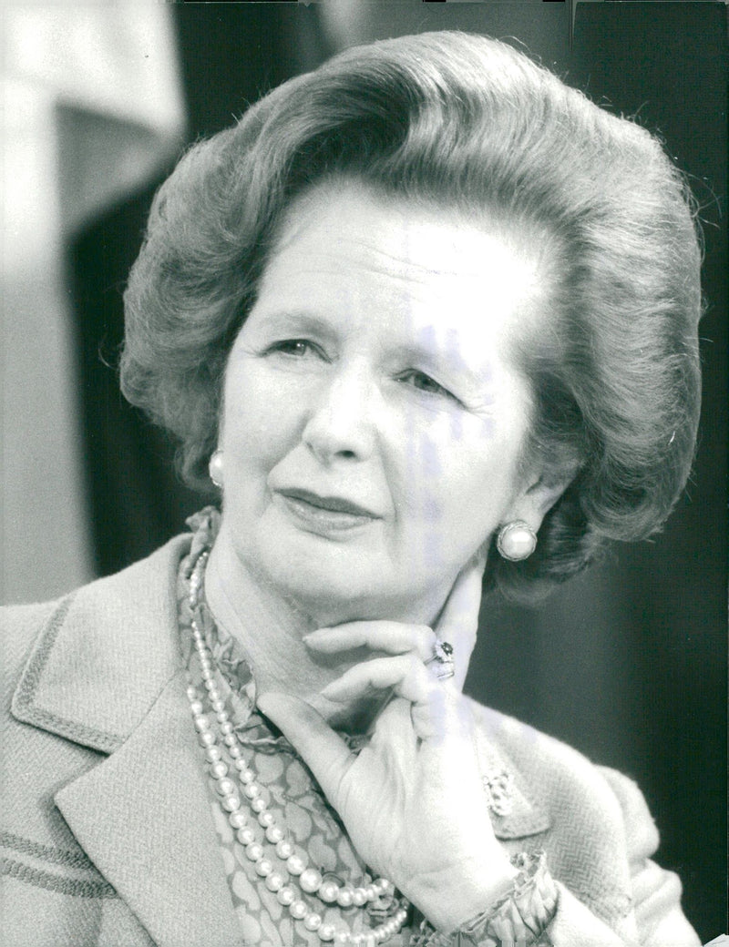 Margaret Thatcher, politician - Vintage Photograph