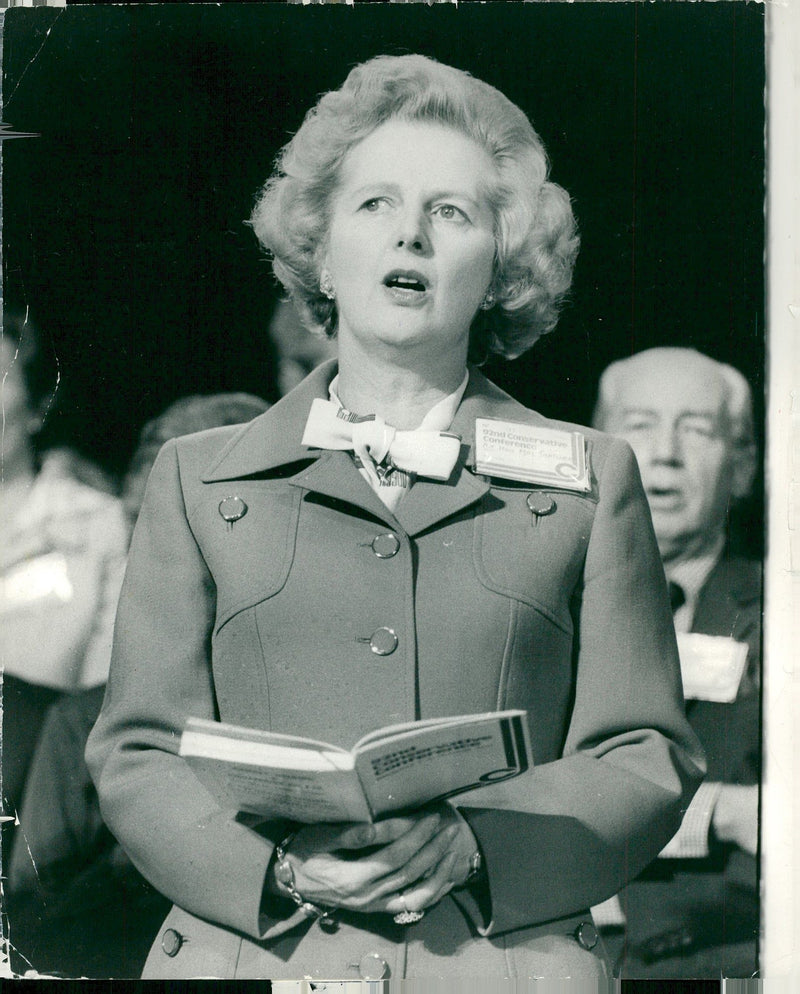 Margaret Thatcher, politician - Vintage Photograph