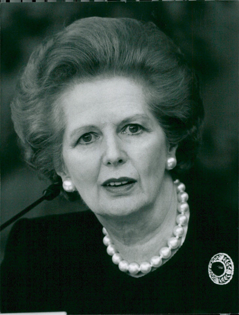 Margaret Thatcher, politician - Vintage Photograph