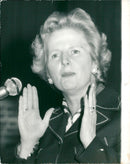 Margaret Thatcher, politician - Vintage Photograph