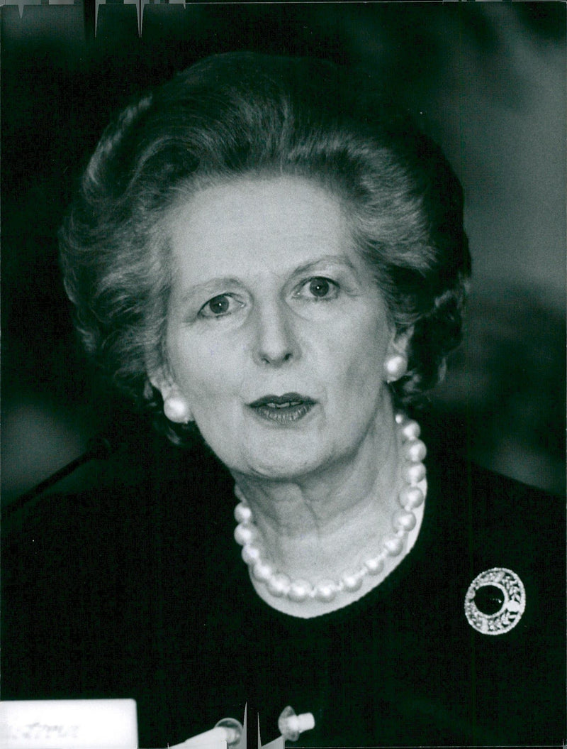 Margaret Thatcher, politician - Vintage Photograph