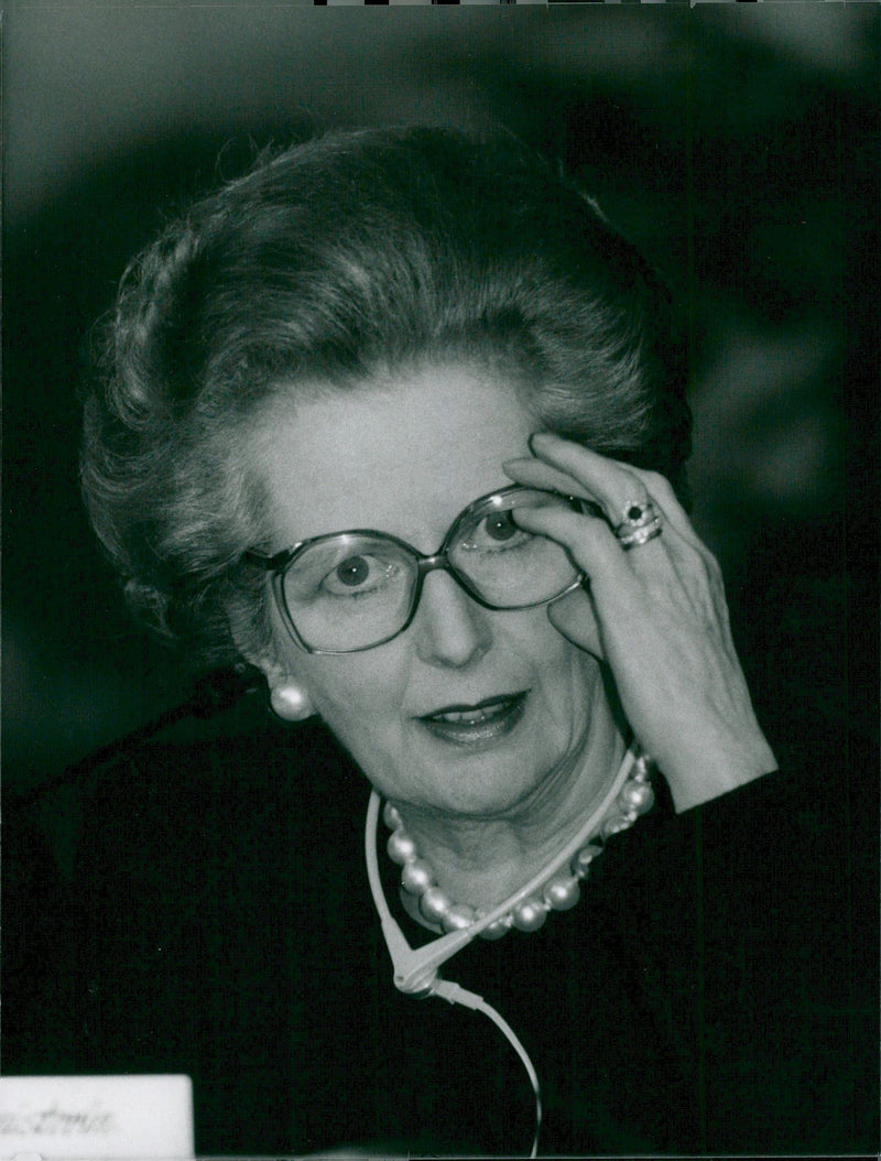 Margaret Thatcher, politician - Vintage Photograph