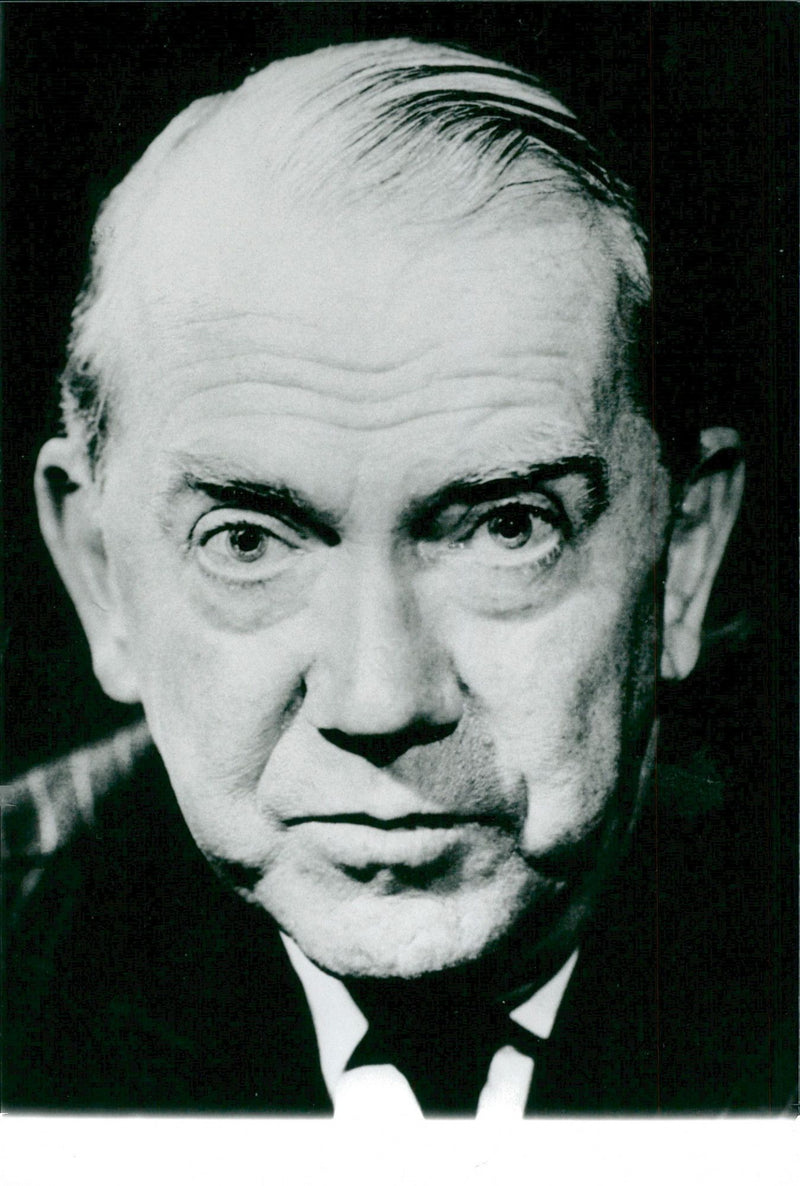 Graham Greene, British writer - Vintage Photograph