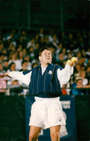 Elton John player tennis at &quot;Smash Hits&quot; - Vintage Photograph