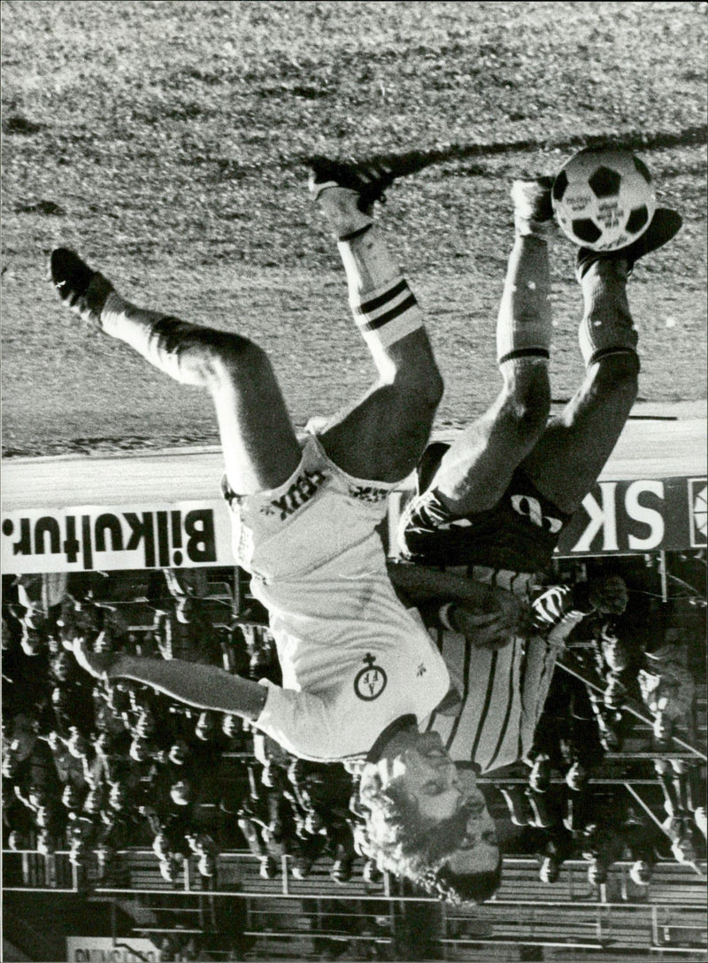Ãtvidaberg plays match - Vintage Photograph