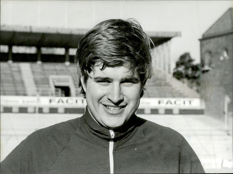 DjurgÃ¥rdens goalkeeper BjÃ¶rn Alkeby - Vintage Photograph