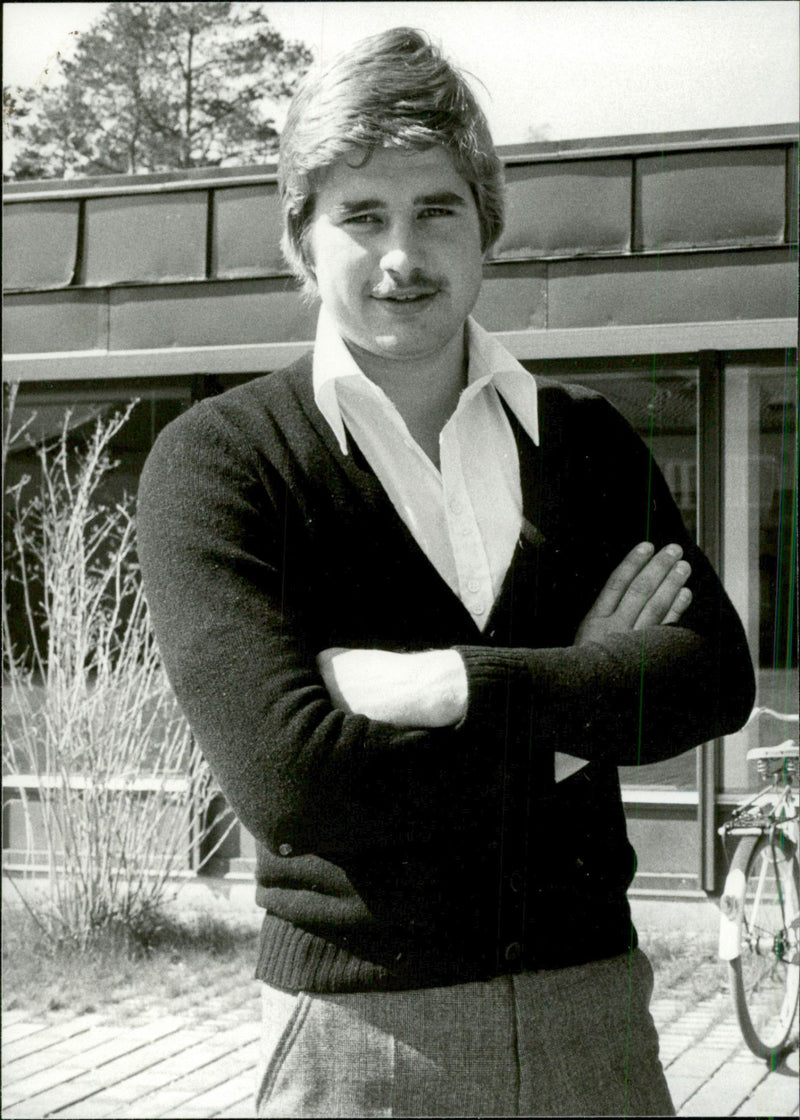 DjurgÃ¥rdens goalkeeper BjÃ¶rn Alkeby - Vintage Photograph