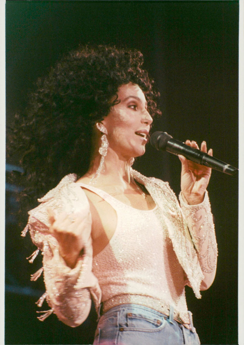Cher on stage - Vintage Photograph