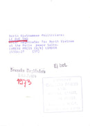 Le Duc Tho, Vietnamese politician - Vintage Photograph